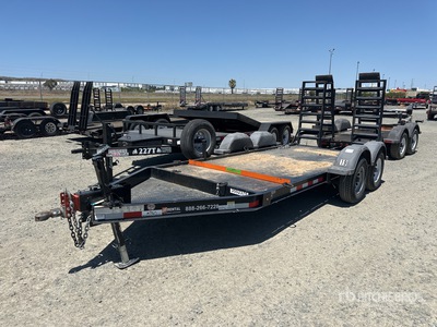 2020 Snake River 13 ft T/A Equipment Trailer
