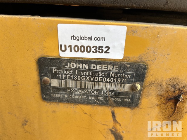 EXCAVADORA 2013 JOHN DEERE 130G