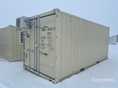 2025 20 ft x 8 ft Skid-Mounted Storage Container Mobilne biuro (Unused)