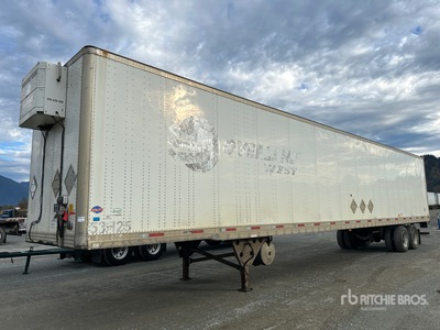 2015 Utility VS2DX 53 ft x 102 in T/A Heated Van Trailer