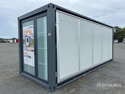 JQ SHELTER 5.9 m x 6.4 m Portable Folding Expandable House (Unused)