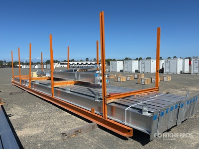 BLUESEA 50 ft x 100 ft x 18 ft Steel Frame Storage Building (Unused)