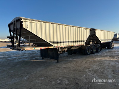 2012 Doepker GB14587L Super B-Train Lead Belly Graan aanhanger