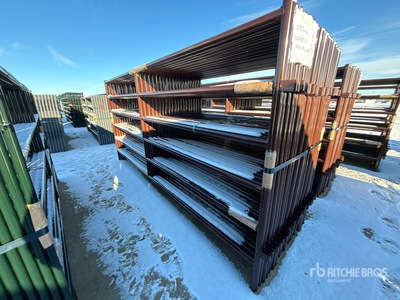 Quantity of (21) 2025 BYT MRSDRP12 12 ft 7 Rail Ranch Livestock Panel (Unused)