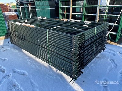 Quantity of (26) 2025 BYT RP96 9 ft 6 in x 5 ft Ranch Livestock Panel (Unused)