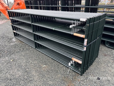 Quantity of (24) 2025 BYT RG12 12 ft x 4 ft Steel Ranch Puerta de ganado (Unused)