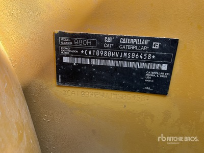 2011 Cat 980H Wheel Loader