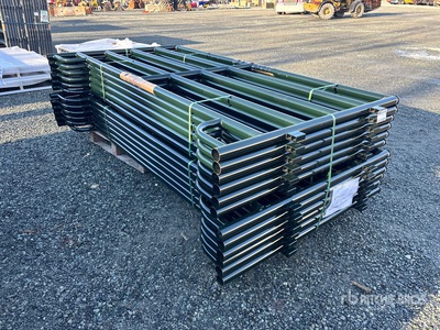 Quantity of (12) 2025 BYT MSP120 9 ft 6 in Magnum Ranch Panneau pour bétail (Unused)