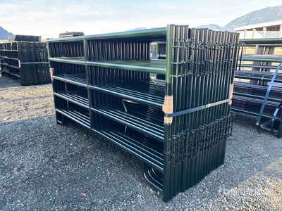 Quantity of (18) 2025 BYT MSP96 9 ft 6 in Magnum Ranch Panneau pour bétail (Unused)