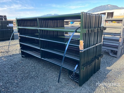 Quantity of (18) 2025 BYT MSP96 9 ft 6 in Magnum Ranch Panneau pour bétail (Unused)