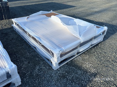 Quantity of (2) 2025 BYT BDF6 6 ft x 8 ft Aluminum Boat Dock Section Kit (Unused)