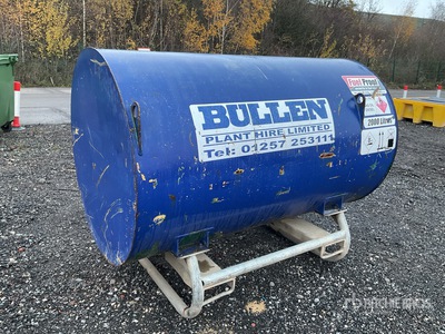2006 FuelProof 1500 L Skid Mounted Steel Diesel Fuel Tank