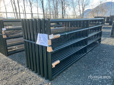 Quantity of (16) 2024 BYT MRG120 12 ft Steel Heavy Duty Magnum Ranch ゲート (Unused)