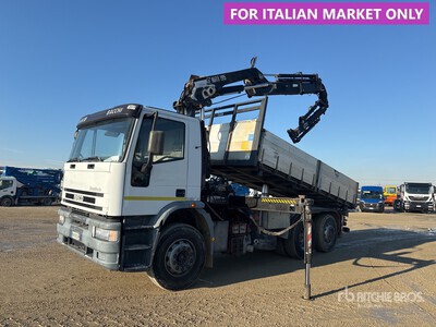 1996 Hiab 195-4 6500 kg on 1997 Iveco MT190E30 6x2 Autocarro ribaltabile con gru