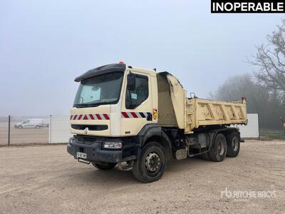 2003 Renault Kerax 370 DCI 6x4 Camion Benne 6x4 T/A Dump Truck (Inoperable)