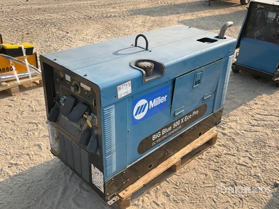 2012 Miller Big Blue 500X Eco Pro Skid-Mounted Soldadora motorizada