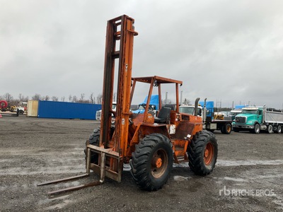 1986 Tovel 64428 6000 lb 4x4 Rough Terrain Forklift