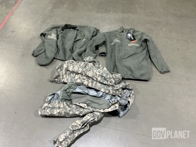 (17) Extreme Cold Weather Parka Liners, (8) Cold Weather Parkas & Assorted Items