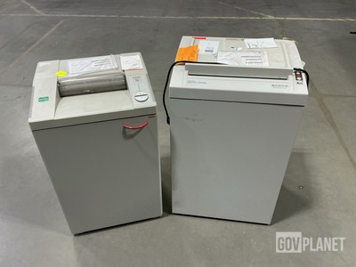 (2) Paper Shredders