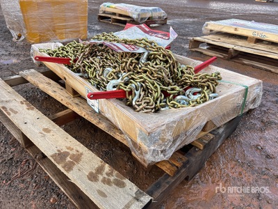 Suihe BC-9200 (5) 9200 lb Ratchet Binders and (10) 20 ft Chains (Unused)