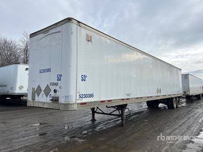 2000 Trailmobile 53 ft x 102 in T/A Van Trailer