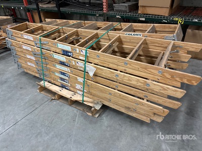 Quantity of (10) 8' Wooden Ladder