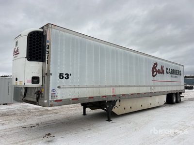 2012 Utility 3000R 53 ft x 102 in Sliding T/A Refrigerated Trailer