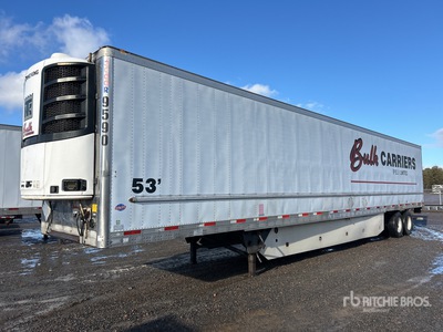 2014 Utility 3000R 53 ft x 102 in T/A Refrigerated Trailer