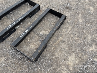 All-Star 45 in Skid Steer Bale Spear