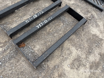 All-Star 45 in Skid Steer Bale Spear