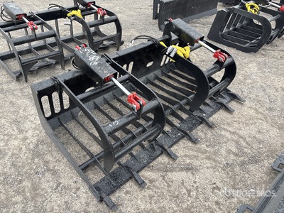 All-Star 72 in Skeleton Skid Steer Grapple Bucket