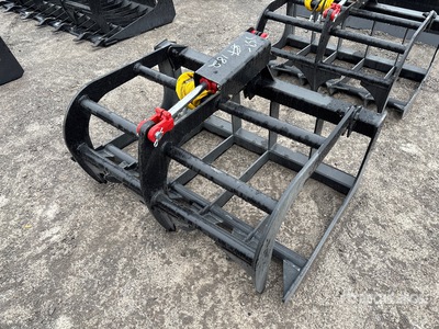 All-Star 46 in Brush Skid Steer Grapple Bucket