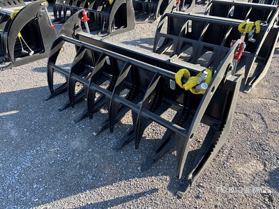 All-Star 72 in Skid Steer Root Rake