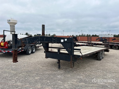 1997 Kaufman 24 ft T/A Gooseneck Przyczepa do sprzętu