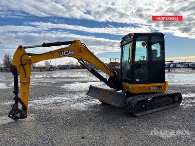 2023 JCB 56Z-2 Mini Excavadora (Inoperable)