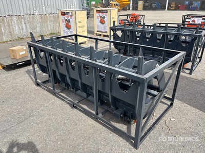 TMG RG72 72 in Grapple Skid Steer Root Rake (Unused)