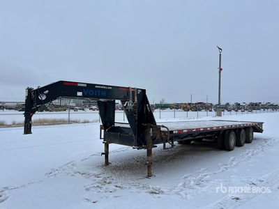 2020 ABU 30 ft Tri/A Gooseneck Remolque Portamaquinaria