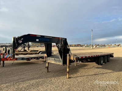 2020 ABU 30 ft Tri/A Gooseneck Equipment Trailer