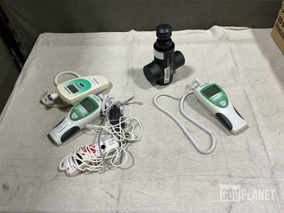 (2) Massage Devices, (11) Assorted Thermometers & Assorted Items