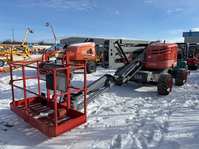 2014 Skyjack SJ46AJ 4WD Dual Fuel Articulating Boom Lift