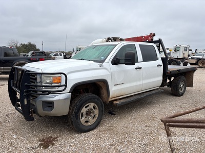 2015 GMC Sierra 2500HD 4x4 Crew Cab Flatbed Truck (Inoperable)