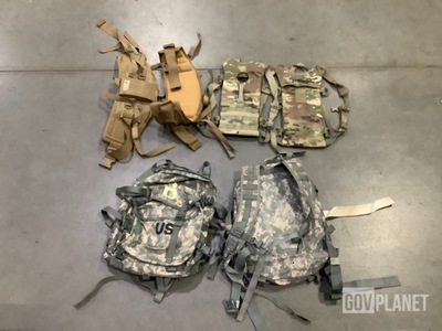 (58) Hydration System Carriers, (6) Assault Packs & (8) Propper USMC Hip Belts