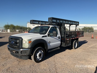 2015 Ford F-450 4x2 Platte vrachtwagen