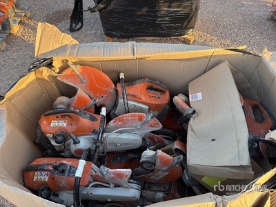 Stihl Qte De Scies A Sol Qty Of Concrete Saws