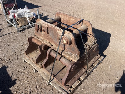 Quantity of (3) 23 in Excavator Mounting Plate