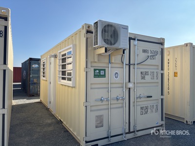 2025 20 ft x 8 ft Skid-Mounted Storage Container Oficina móvil (Unused)