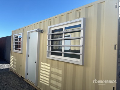 2025 20 ft x 8 ft Skid-Mounted Storage Container Mobilne biuro (Unused)