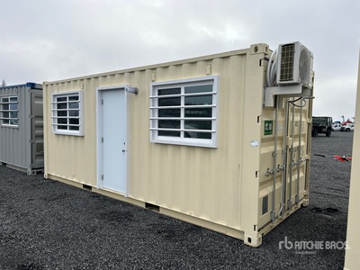 2025 20 ft x 8 ft Skid-Mounted Mobile Office (Unused)