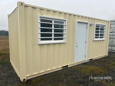 2025 20 ft x 8 ft Skid-Mounted Mobile Office (Unused)