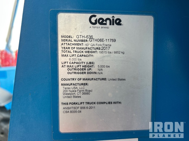 MANIPULADOR 2017 GENIE